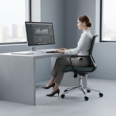 Bureaustoel Draaistoel Luxe stoel Moderne bureaustoel Groen Gamingstoel nieuw