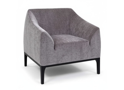 Grijze woonkamer fauteuil Gestoffeerde fauteuil Eenzitter Moderne relaxfauteuil