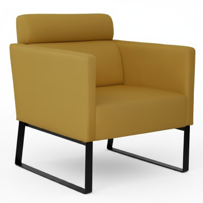 Bruine loungestoel Relaxfauteuil Textiel Lounge Eenzitter Luxe 1-zitter