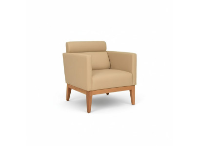 Beige clubsessel Relax 1-zits designer fauteuil woonkamer zitter