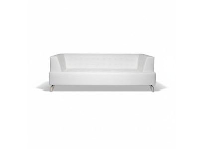 Witte tweezits luxe bank Moderne 2-zits clubsfauteuil Lounge bank Nieuw