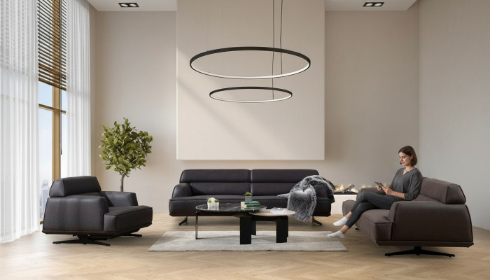 Bankstel 3 3 1 zits Modern Compleet Set Gestoffeerde Bankstel