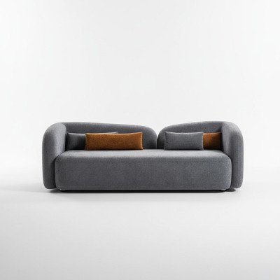 Woonkamerbank 3-zits designbank gestoffeerde banken stof textiel nieuw   Woonkamerbank 3-zits ontwerpbank gestoffeerd bank stof textiel nieuw