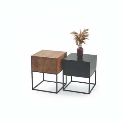 Salontafel moderne bijzettafel ontwerper woonkamertafel tafels 3x tafel