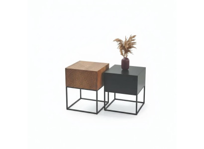 Salontafel moderne bijzettafel ontwerper woonkamertafel tafels 3x tafel