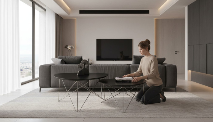 Salontafel Zwart Woonkamertafel Luxe Salontafels 2х Bijzettafel Tafel nieuw