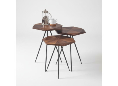 Plaats 3x salontafel bijzettafel ontwerper woonkamertafels.
