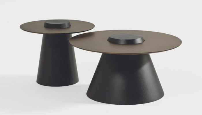 Moderne salontafel 2x koffietafel bijzettafel ontwerper tafel tafels Nieuw