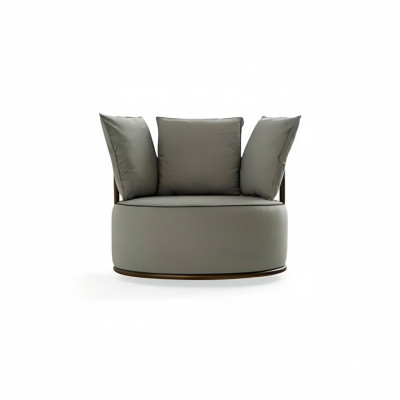 Modern Fauteuil Design Bank Bankstel Luxe Relax Textiel Lounge Bekleding Nieuw