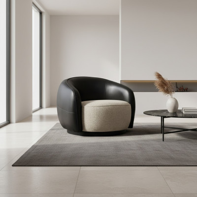 Modern fauteuil ontwerp bank bank zitter luxe ontspanning textiel lounge bekleding nieuw