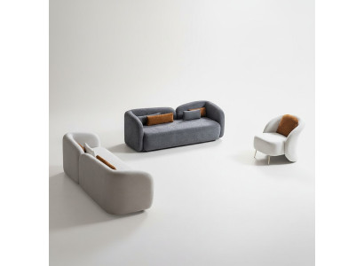 Sofaset x2 3-zits banken 1-zits Modern Compleet Set Gestoffeerde Garnituur