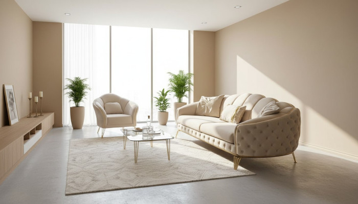 Woonkamer Complete set 3-delig Modern Driezitsbank Bank Luxe 2x Fauteuil