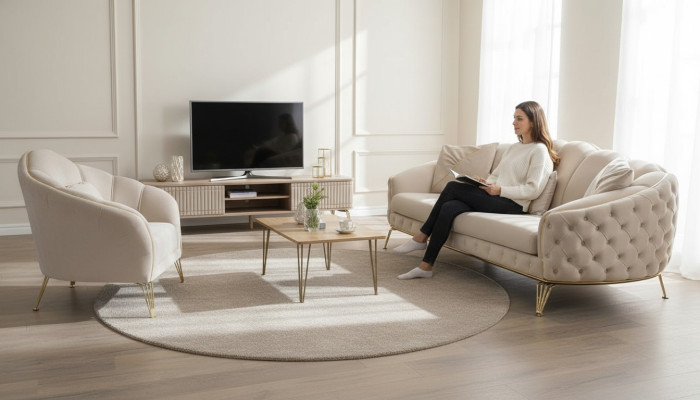 Bankstel 3 3 1 zits Modern Compleet Set Bekleding Bankstel