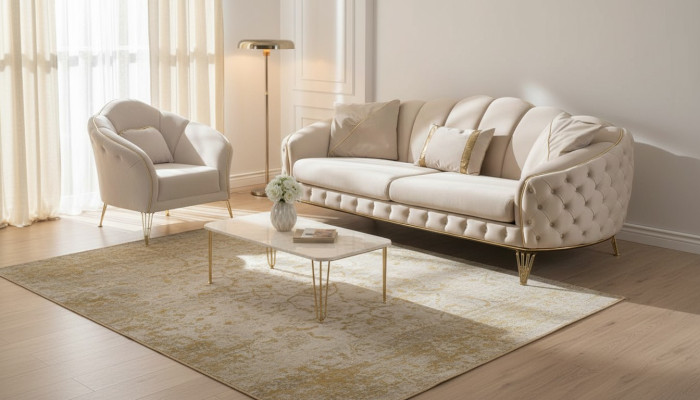 Bankstel 3 3 1 zits Modern Compleet Set Bekleding Bankstel