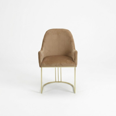 Groep Set 6x Stoel Stoel Ontwerp Stof Beklede Stoelen Eetkamer Textiel