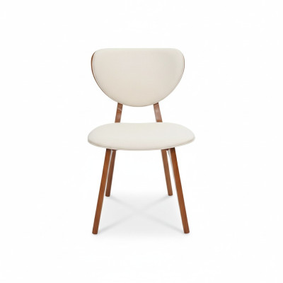 Witte eetkamerstoel ontworpen houten stoel luxe fauteuil met armleuningen