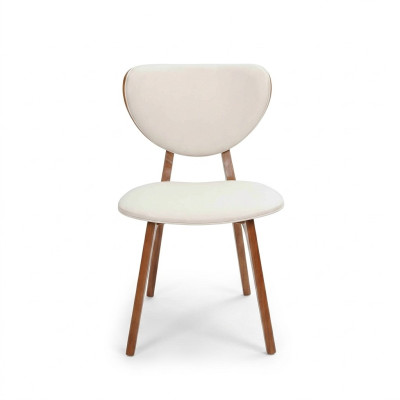 Moderne witte 6x stoelen houten stoel eetkamerstoelen zonder armleuningen nieuw