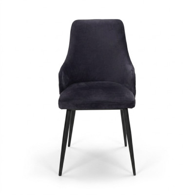 Moderne zwarte stoel gestoffeerde meubels ontwerper keuken houten frame stoelen