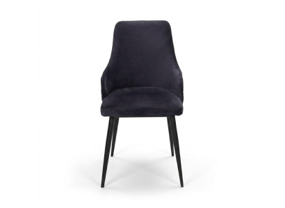 Moderne zwarte stoel gestoffeerde meubels ontwerper keuken houten frame stoelen
