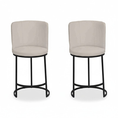 Eetkamer barkrukken Design 2x Barkruk Stoelen Gestoffeerde Stoel Moderne Inrichting.