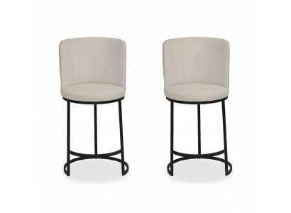 Eetkamer barkrukken Design 2x Barkruk Stoelen Gestoffeerde Stoel Moderne Inrichting.