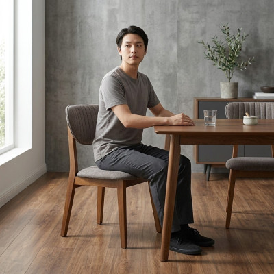 Ontwerp Stoel Armstoel Set Eetkamer 6x Stoelen Stel Bekleding Ontwerp