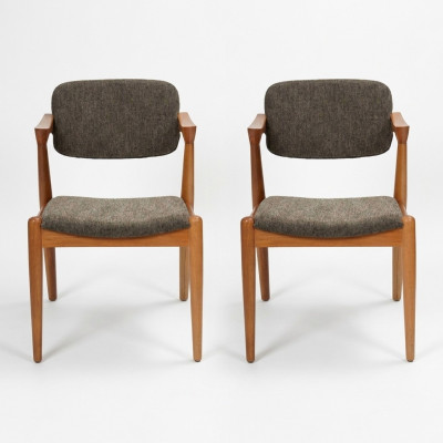 Luxe eetkamermeubels designer grijs 2x stoelen nieuw interieur modern stoelen