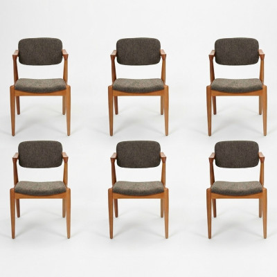 Luxe eetkamer meubels ontwerper 6x stoelen Nieuwe inrichting Grijs Modern Stoelen