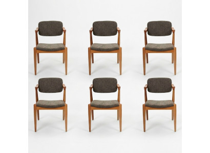 Luxe eetkamer meubels ontwerper 6x stoelen Nieuwe inrichting Grijs Modern Stoelen
