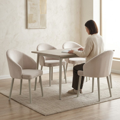 Eetkamerstoel Wit 4x Stoelen Moderne Eetkamerstoelen Houten Ontwerp Nieuw
