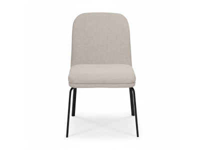 Moderne wit metalen stoel Designer eetkamer meubels Stijlvolle eenzitter