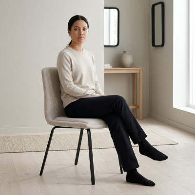 Exclusieve eetkamerstoel ontwerper gestoffeerde zits Moderne eetkamerstoelen