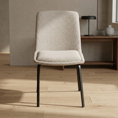 Exclusieve eetkamerstoel ontwerper gestoffeerde zits Moderne eetkamerstoelen
