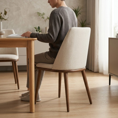Witte 2x eetkamerstoelen Luxe eetkamerinrichting Designermeubelen