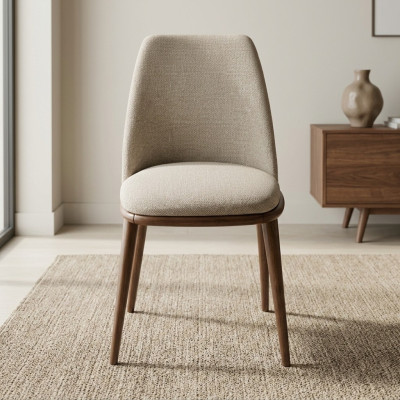 Witte 2x eetkamerstoelen Luxe eetkamerinrichting Designermeubelen