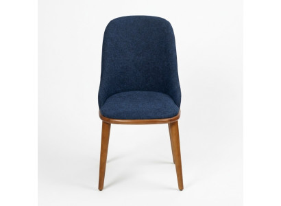 Moderne eetkamer blauwe stoelen ontwerper gestoffeerde zitplaatsen keuken meubels nieuw