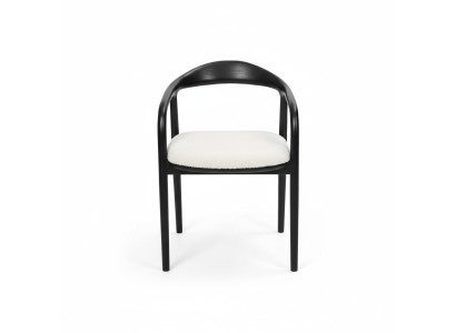 Zwart-witte eetkamerstoelen Luxe keukenzitmeubels Metalen stoelen