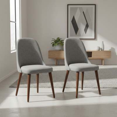 Zit Stoel Ontwerper Houten Stoel Eetkamerstoel Luxe Hout Nieuw Meubels 2x Stoelen Nieuw