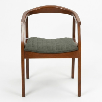 Stoel Bruin Design Woonkamer Eetkamer Hout Stoelen Bekleed met Armleuning