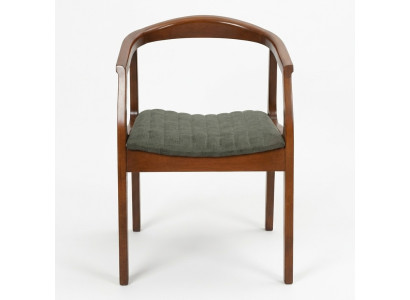 Stoel Bruin Design Woonkamer Eetkamer Hout Stoelen Bekleed met Armleuning