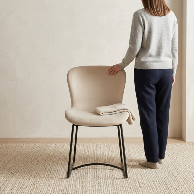 Eetkamerstoel Stoel Eetkamer Modern Stoelen Metaal Ontwerp Eet Wit Zitje Fauteuil