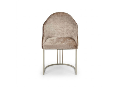 Eetkamerstoel 1-zits fauteuil Roestvrij staal Luxe Modern Meubelontwerp Nieuw