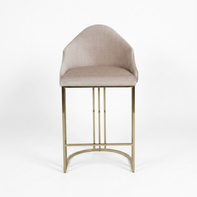 Luxe Eettafel Stoel Beige Armstoel Meubels Inrichting Zitkussen Stoelen