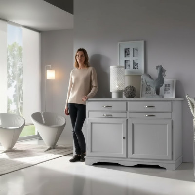 Sideboard Klassischer Schrank Massivholz Möbel Italienische Einrichtung Dressoir Klassieke kast Massief houten meubels Italiaanse inrichting