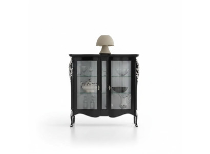 Kasten Houten vitrines Glas kast Vitrine Woonkamer meubels Dressoir