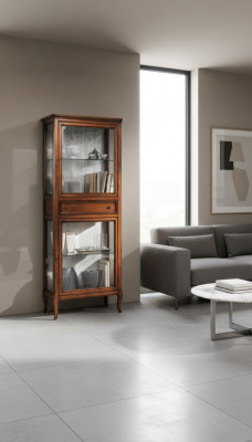 Vitrine Kast Ladenkast Glasplank Vitrines Houten Kasten Woonkamer
