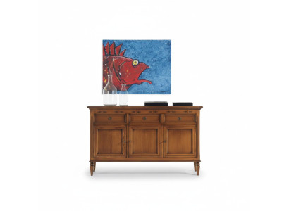 Design Klassisch Kommode Holz Anrichte Braun Sideboard Schrank Neu  Ontwerp Klassieke commode Hout Dressoir Bruin Dressoir Kast Nieuw