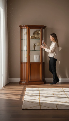 Vitrine Glas Kast Vitrine Woonkamer Hout Dressoir Italiaanse Meubels