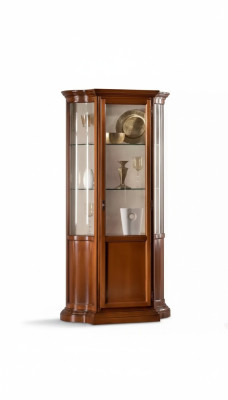 Vitrine Glas Kast Vitrine Woonkamer Hout Dressoir Italiaanse Meubels