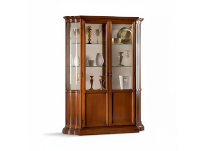 Luxe vitrine woonkamer meubelkast glazen vitrines ontwerper dressoir